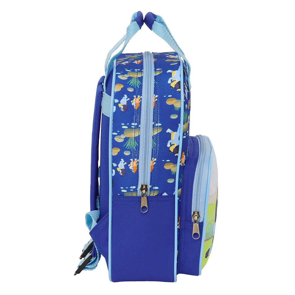 Mochila infantil BLUEY con asas 28x20x8cm