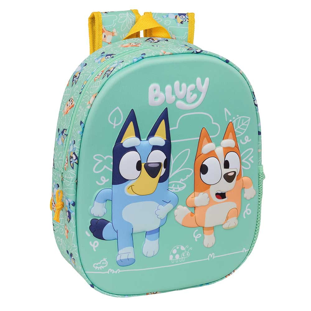 Mochila infantil Bluey y Bingo 3D 27x10x33cm