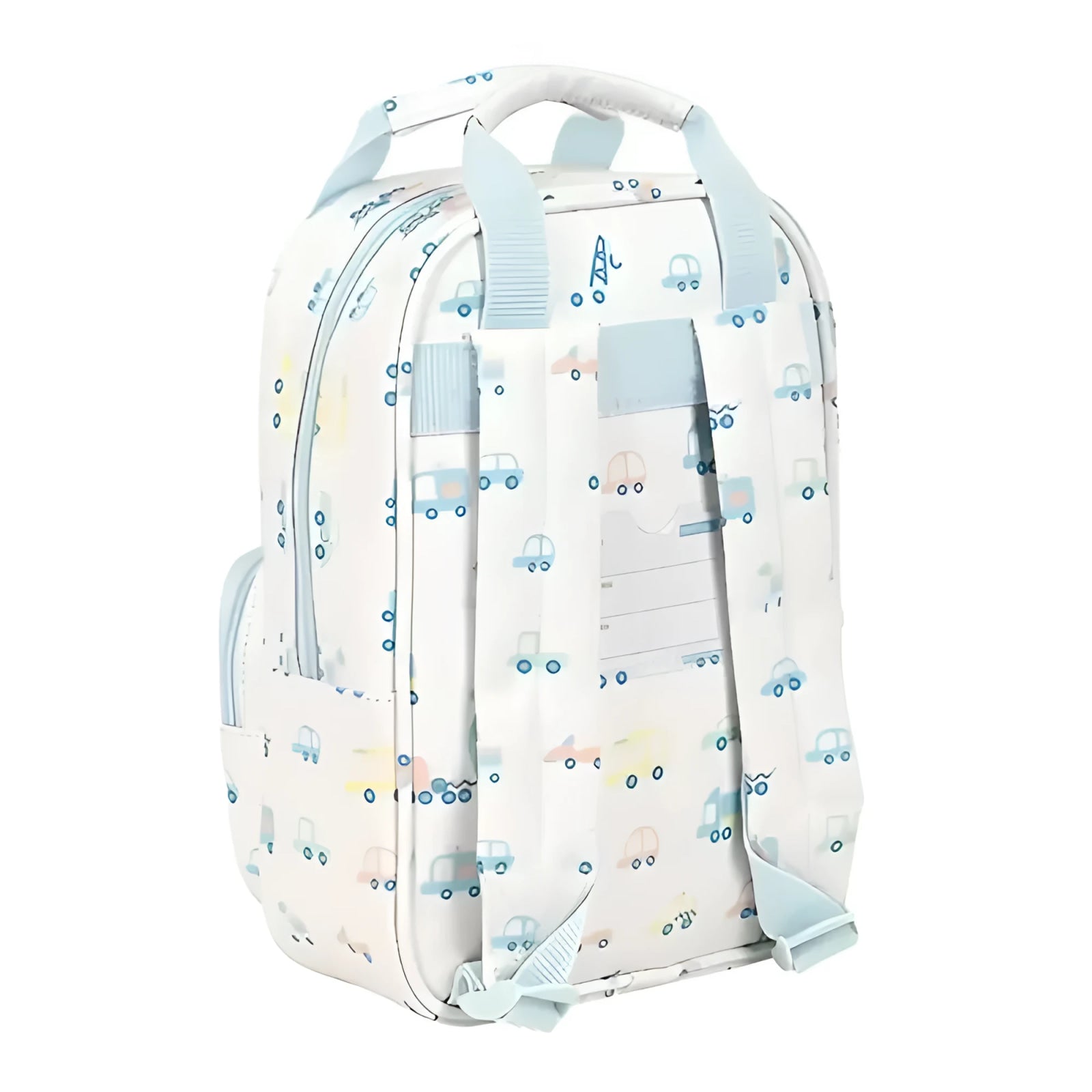Mochila infantil coches con asas y adaptable a carro 28x20x8CM