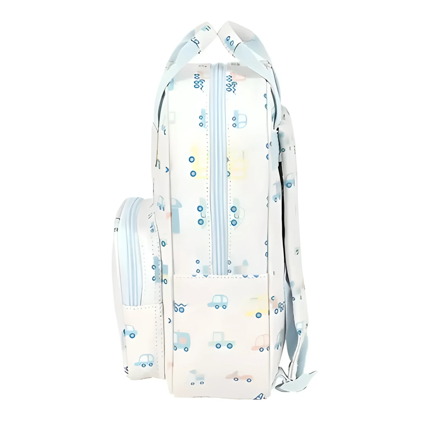 Mochila infantil coches con asas y adaptable a carro 28x20x8CM
