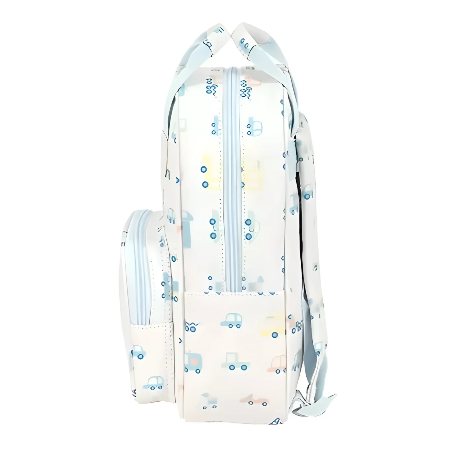 Mochila infantil coches con asas y adaptable a carro 28x20x8CM