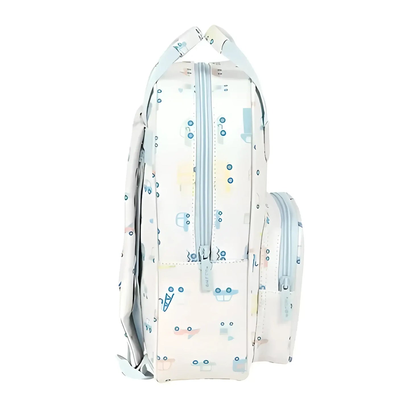 Mochila infantil coches con asas y adaptable a carro 28x20x8CM