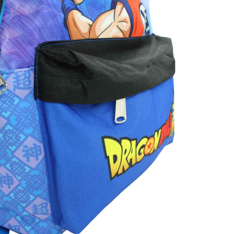 Mochila infantil Dragon Ball 40x30x15 con bolsillo delantero