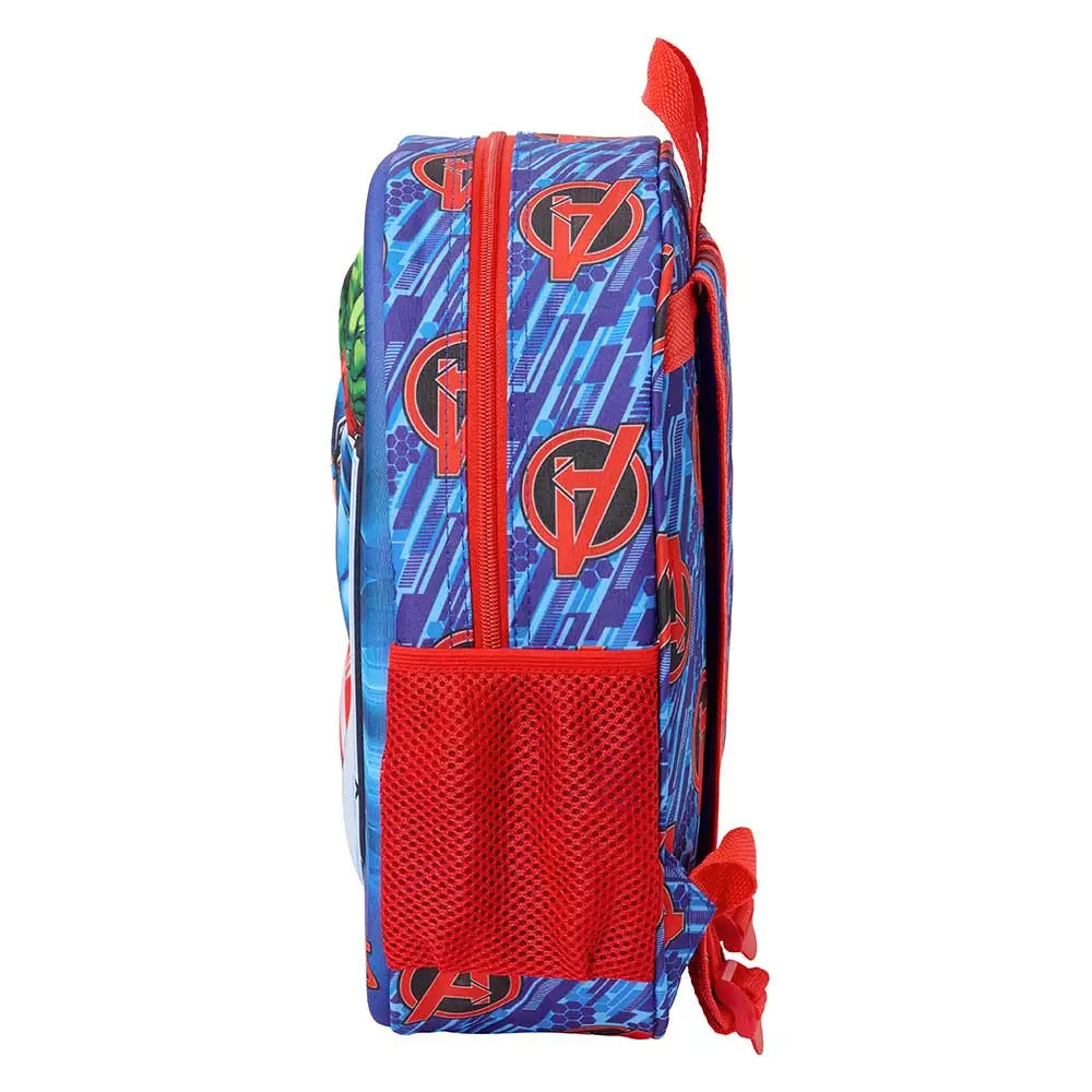 Mochila infantil escolar MARVEL AVENGERS 3D 27x10x33cm