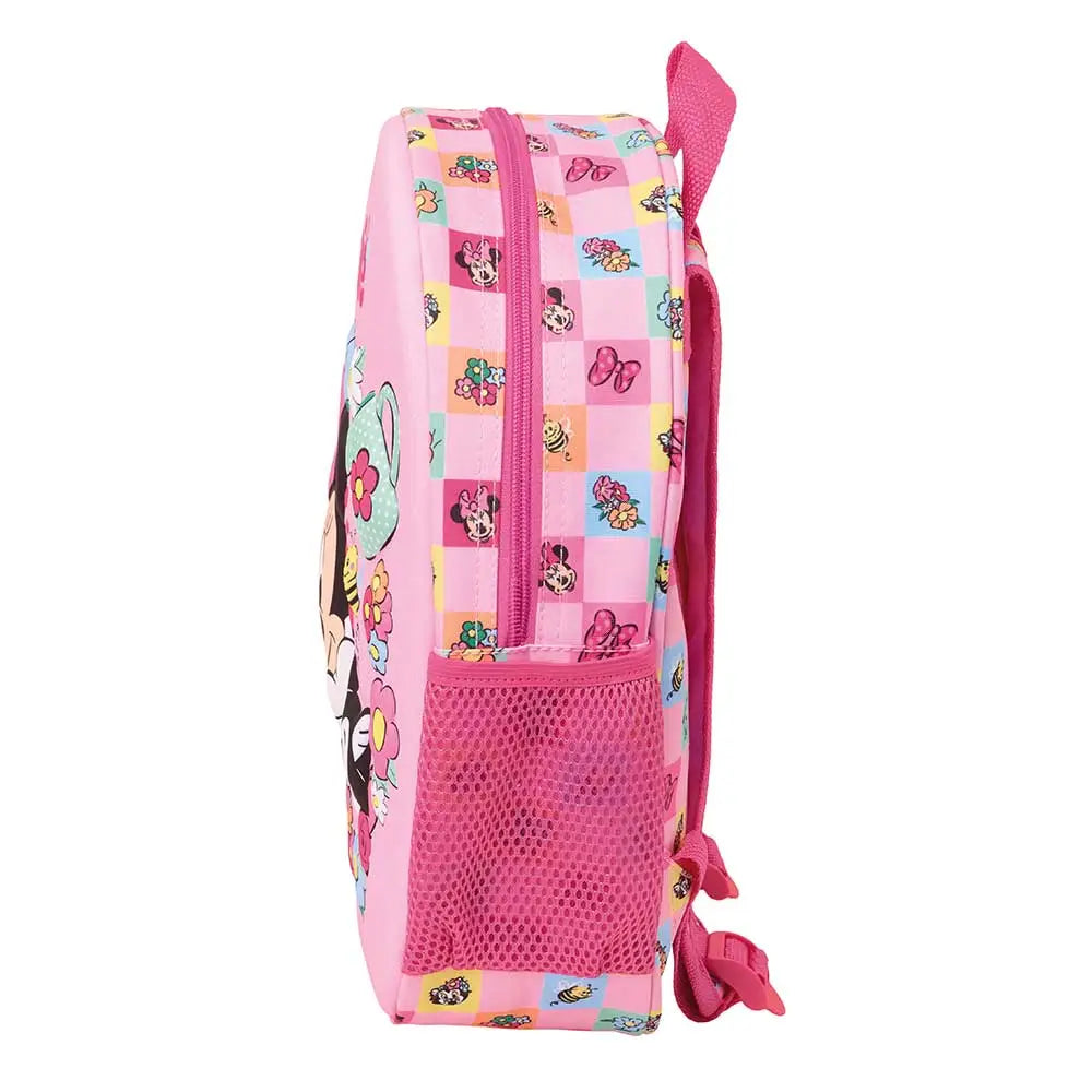Mochila infantil escolar Minnie Mouse Disney 3D 27x10x33cm