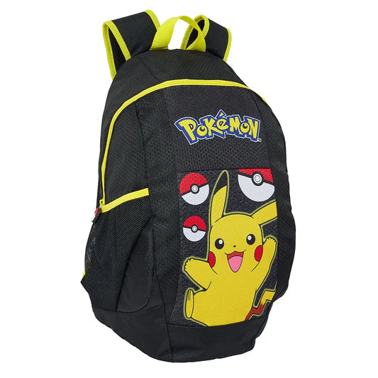 Mochila infantil escolar POKÉMON PIKACHU 28x15x42cm