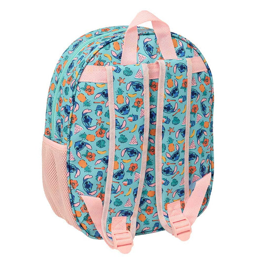 Mochila infantil escolar Stitch color 3D 27x10x33cm