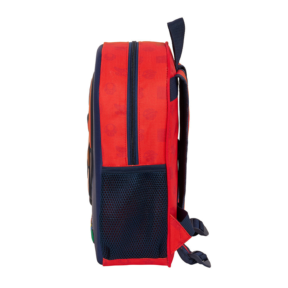 Mochila infantil escolar Super Mario Bros 27x10x33cm