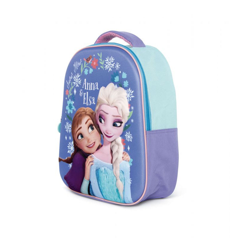 Mochila infantil Frozen Anna y Elsa 3D 26x32x10cm