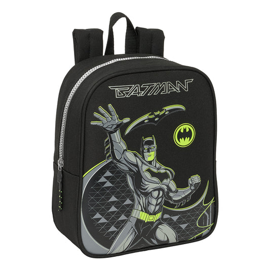 Mochila infantil guardería BATMAN adaptable a carro 22x10x27cm