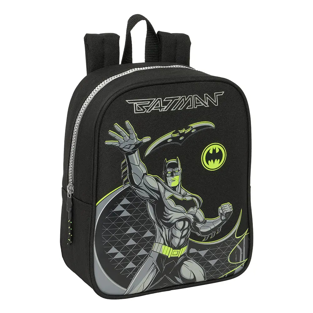 Mochila infantil guardería BATMAN adaptable a carro 22x10x27cm