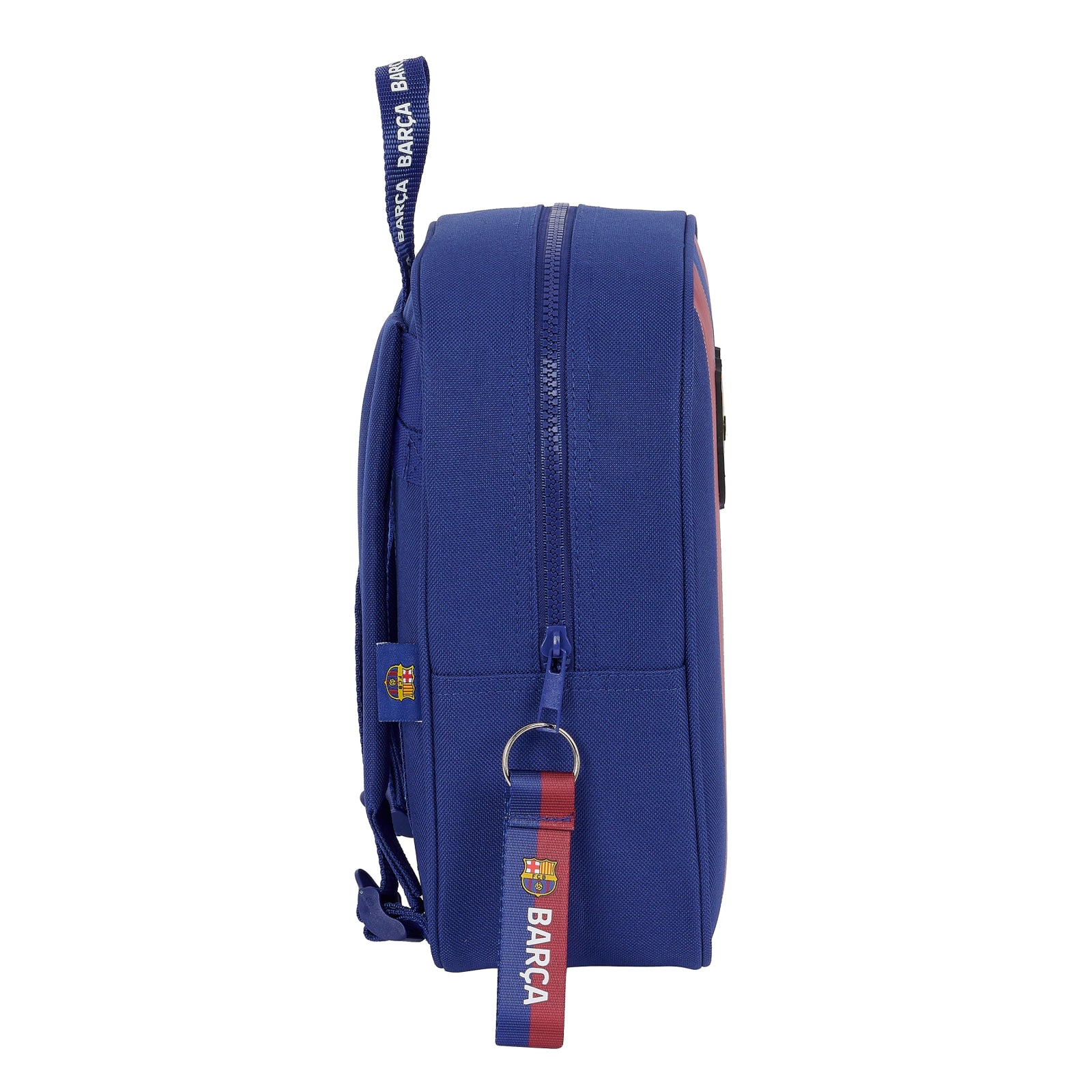 Mochila infantil guardería FC Barcelona adaptable a carro 22x10x27cm
