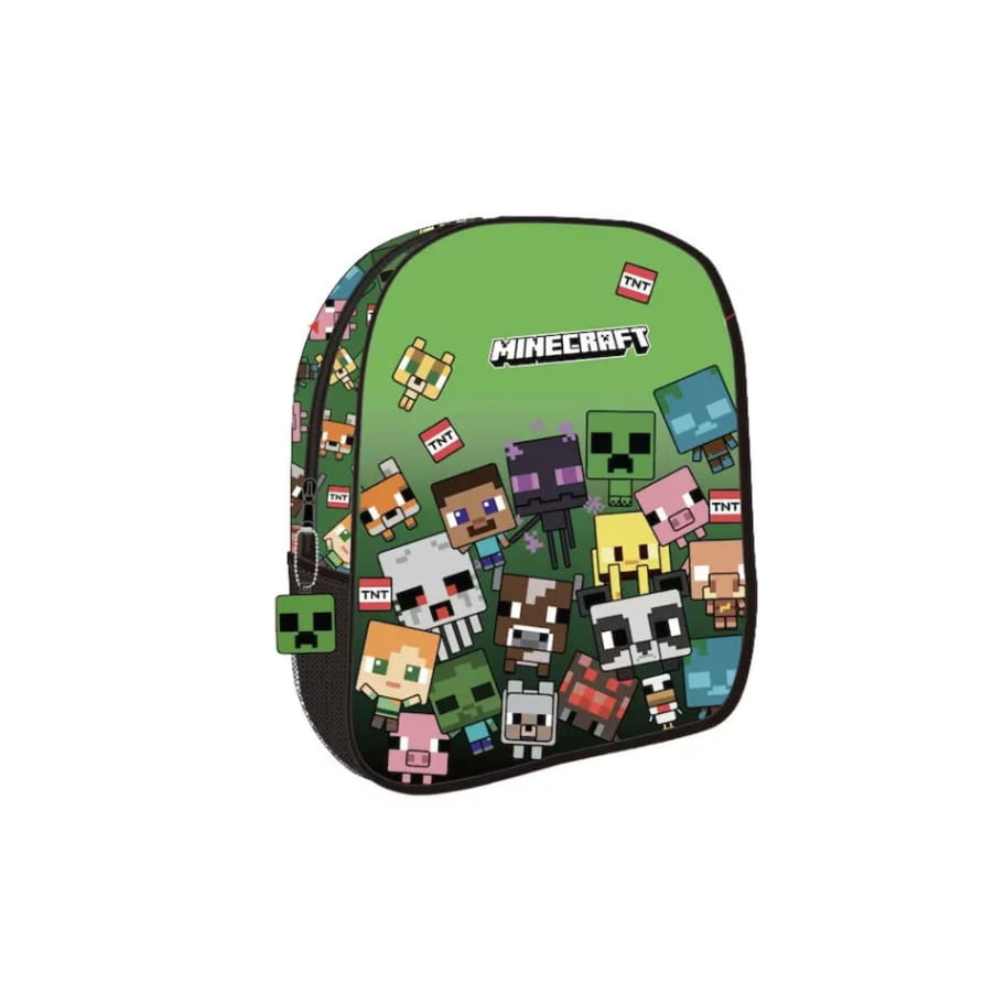 Mochila infantil guardería Minecraft 21x25cm