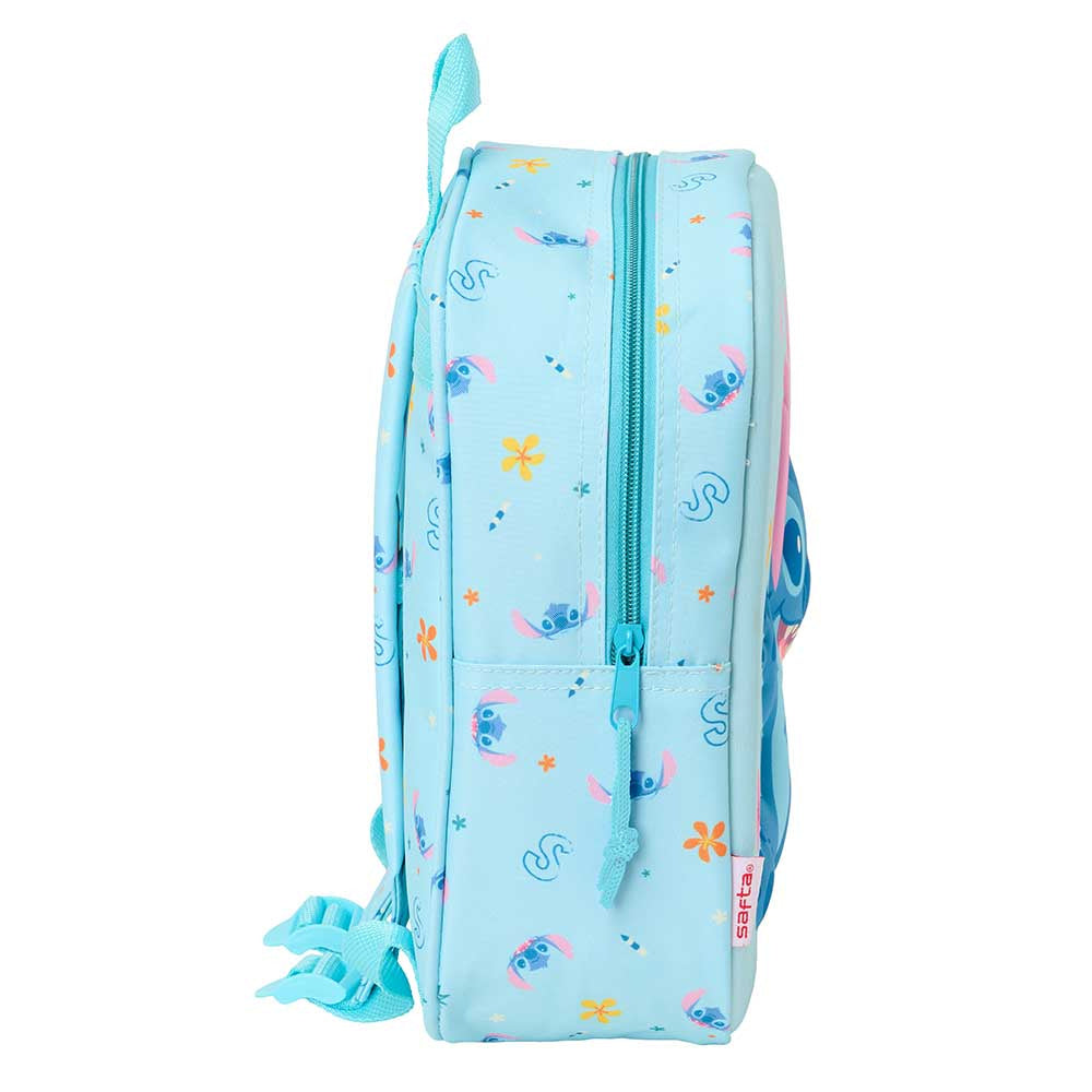 Mochila infantil guardería STITCH ALOHA 3D 22x10x27cm