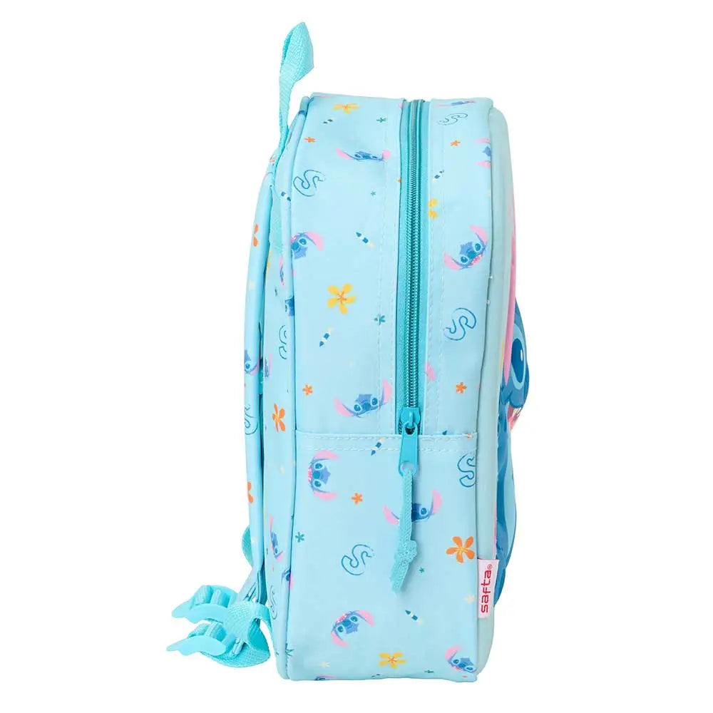 Mochila infantil guardería STITCH ALOHA 3D 22x10x27cm