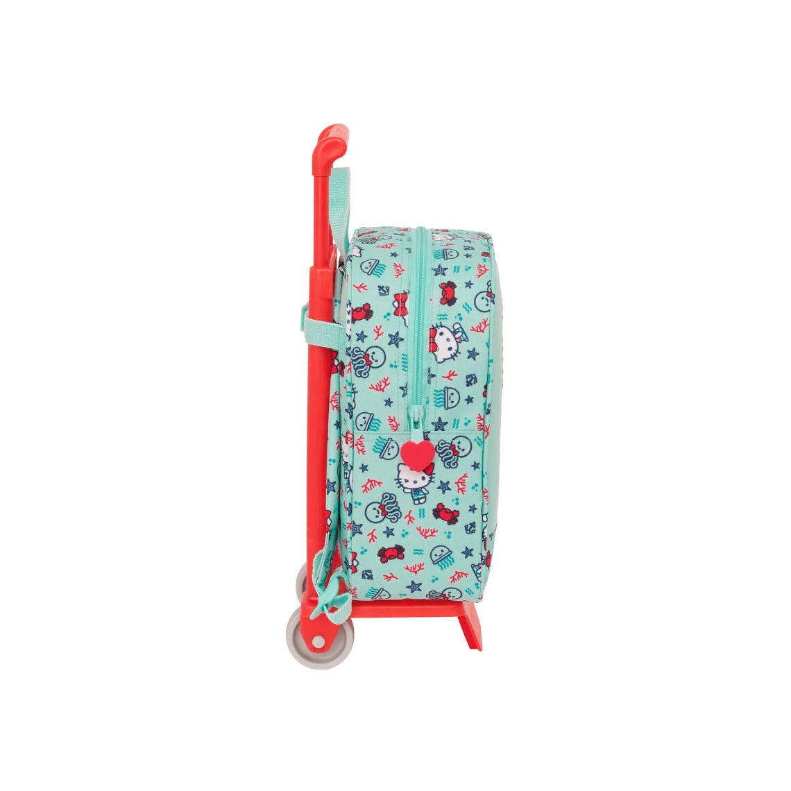 Mochila infantil Hello Kitty con carro 805 22x10x27cm