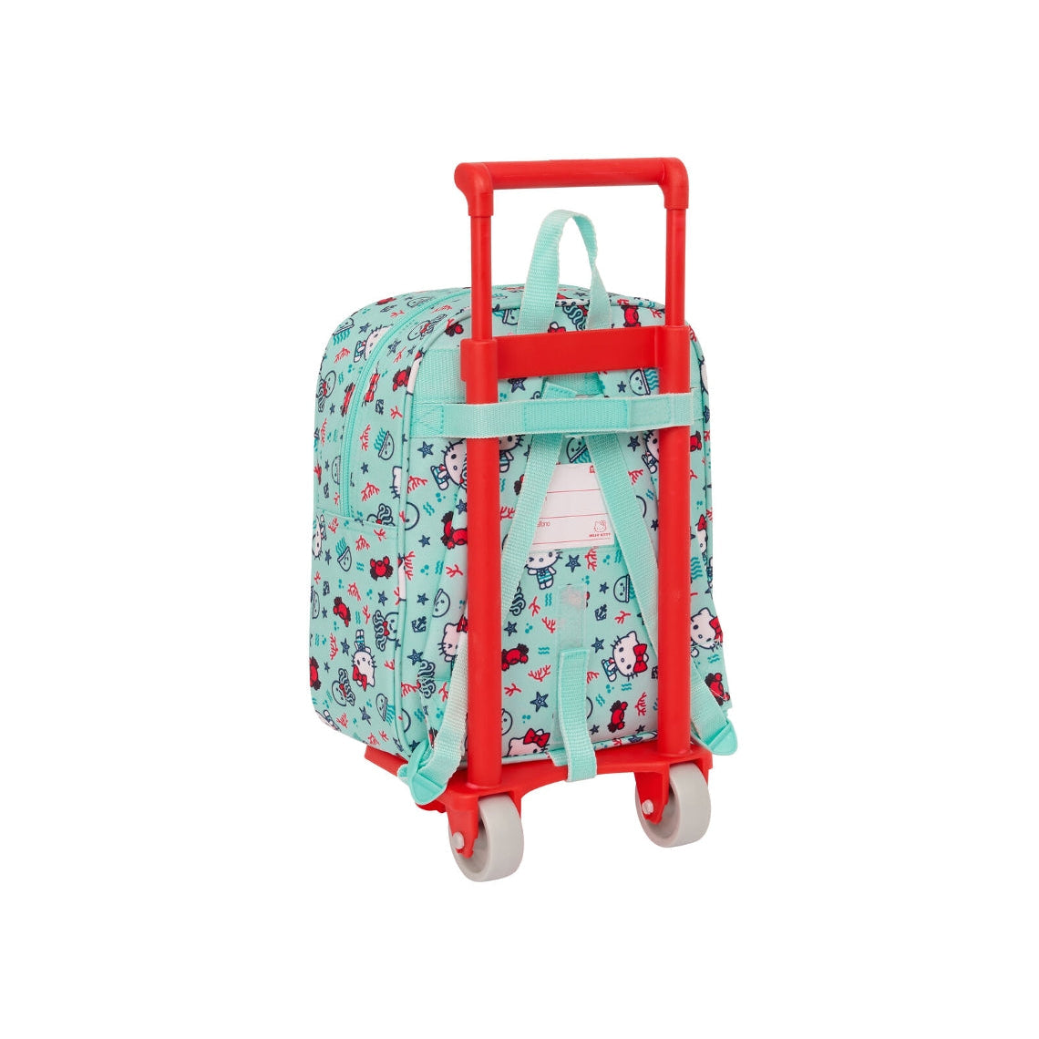 Mochila infantil Hello Kitty con carro 805 22x10x27cm