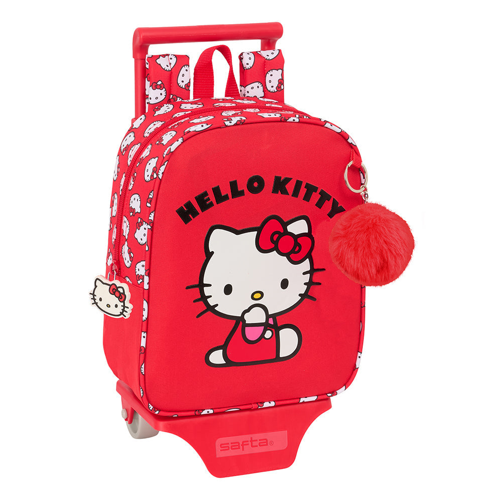 Mochila infantil Hello Kitty ’Iconic’ Sanrio con carro 805 22x10x27cm