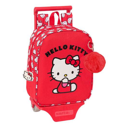 Mochila infantil Hello Kitty ’Iconic’ Sanrio con carro 805 22x10x27cm