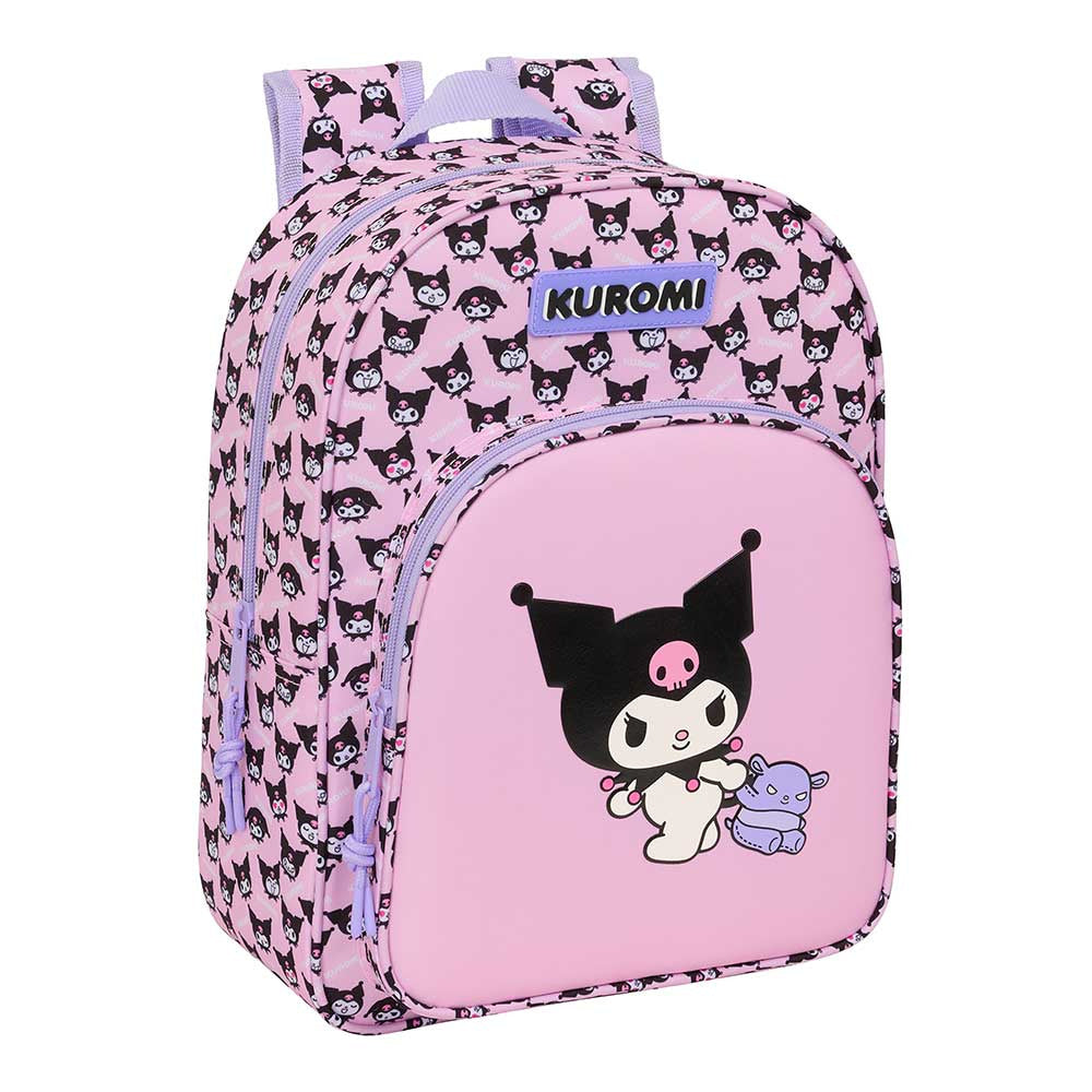Mochila infantil Kuromi 26x11x34CM adaptable a carro