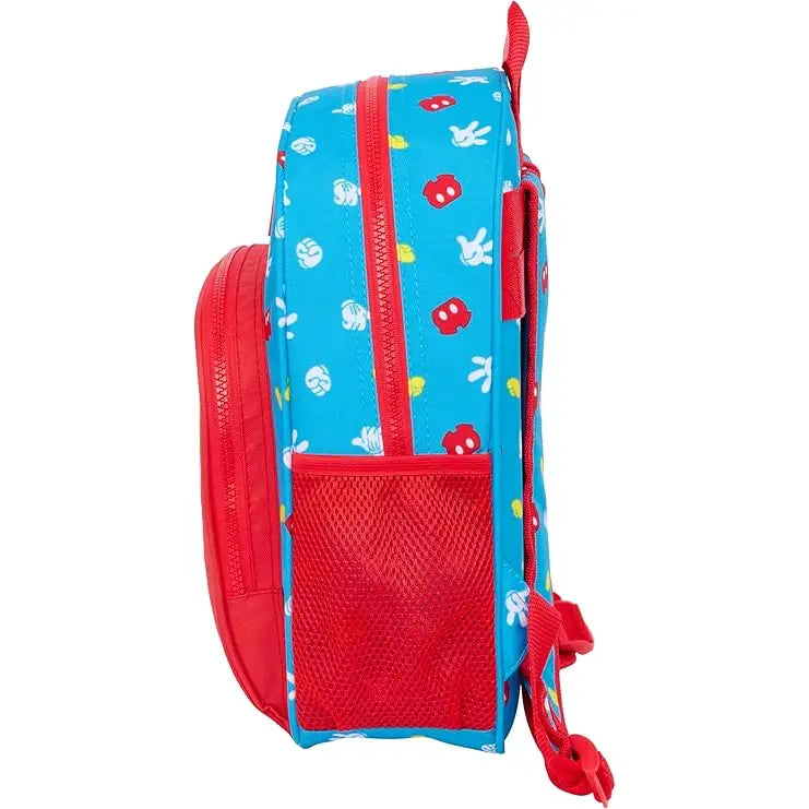 Mochila Infantil de Mickey Mouse 28x10x34 Unisex