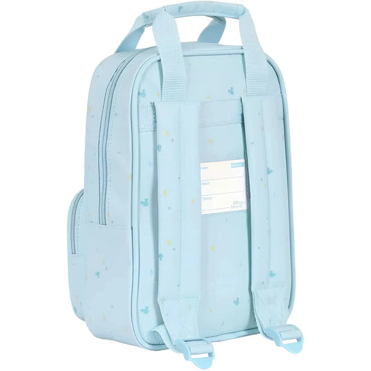 Mochila infantil MICKEY MOUSE BABY con asas 28x20x8cm