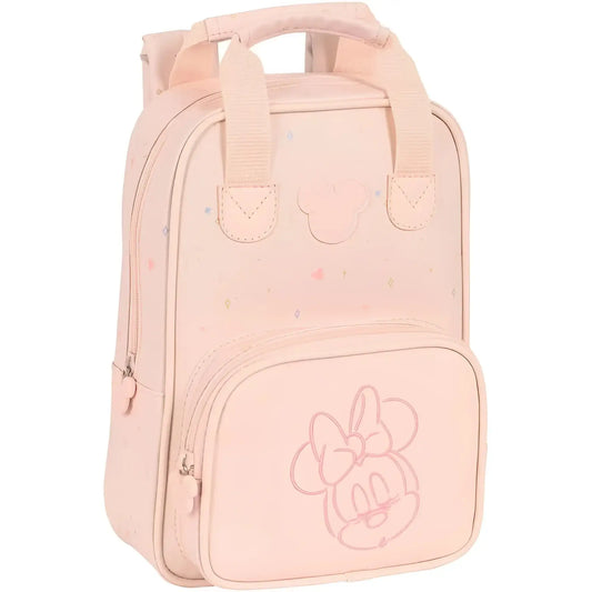 Mochila infantil MINNIE MOUSE BABY con asas 28x20x8cm