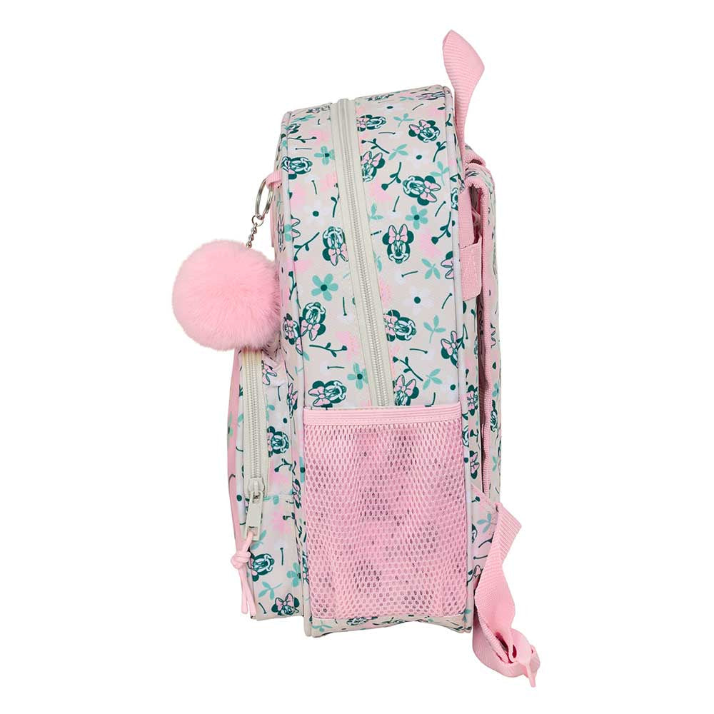Mochila infantil Minnie Mouse Disney ’Minty’ con bolsillos adaptable a carro 28x10x34cm