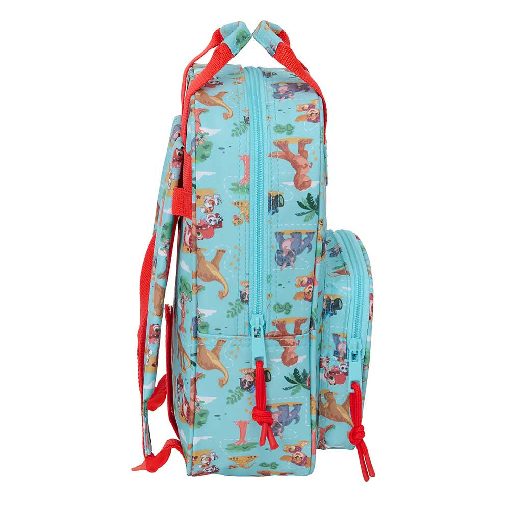 Mochila infantil Paw Patrol ’Dino Rescue’ con asas 20x28x8cm adaptable a carro