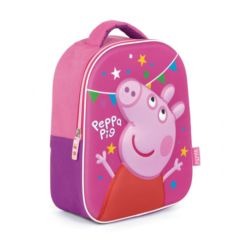 Mochila infantil Peppa Pig 3D 26x32x10cm