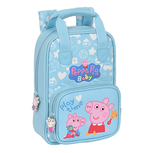 Mochila infantil PEPPA PIG BABY con asas 28x20x8cm