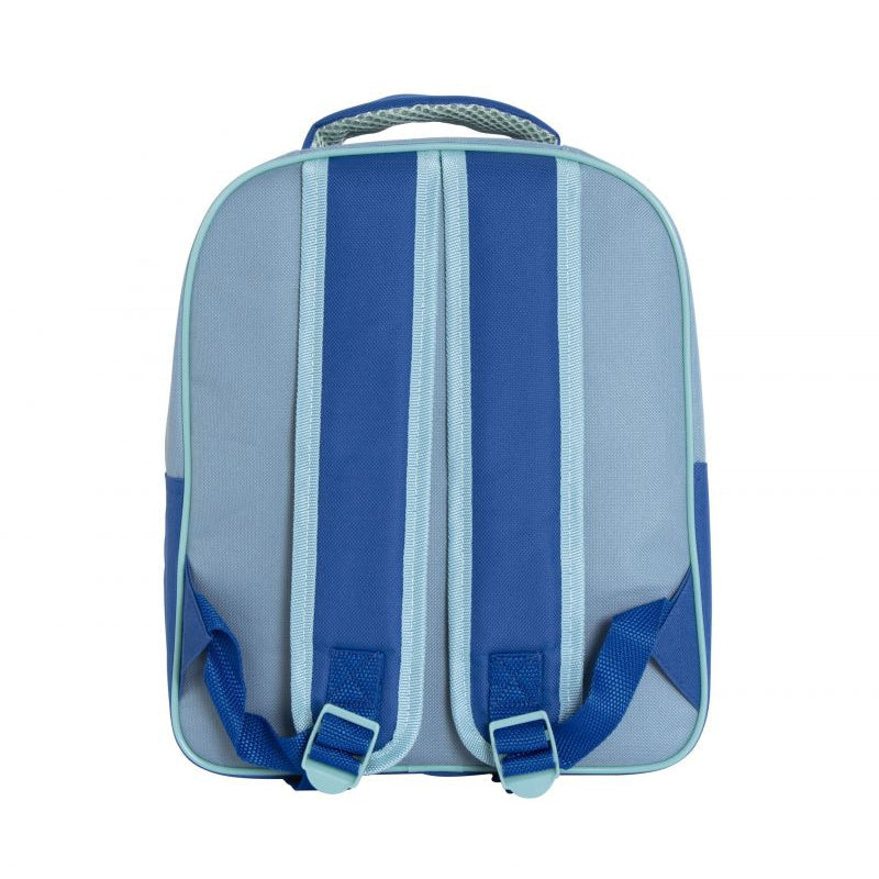 Mochila infantil Stitch Disney con bolsillo transparente 30x24,5x11cm