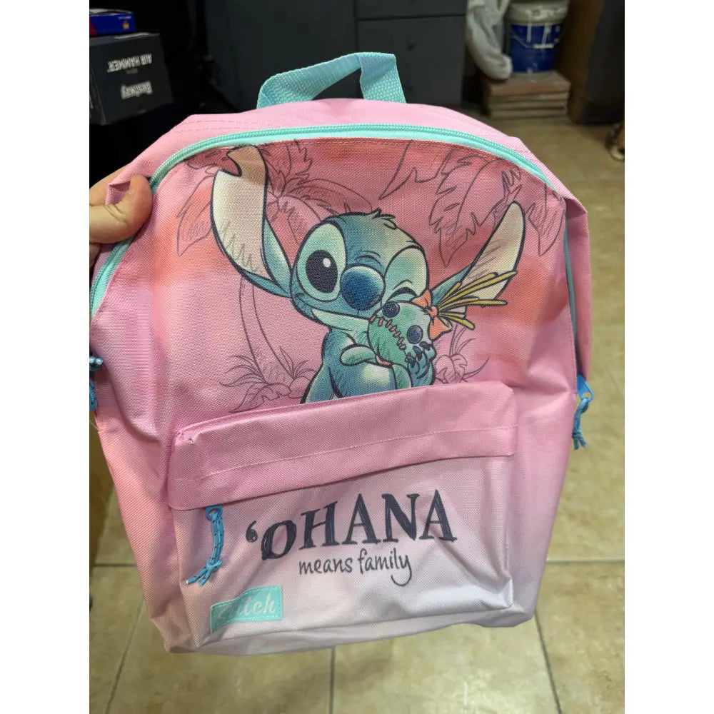 Mochila infantil Stitch Ohana 29cm