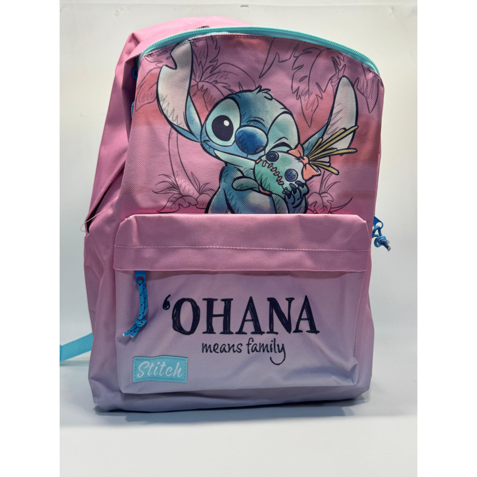 Mochila infantil Stitch Ohana 29cm