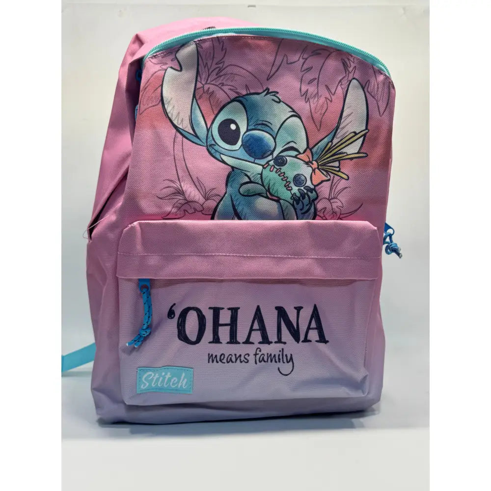 Mochila infantil Stitch Ohana 29cm