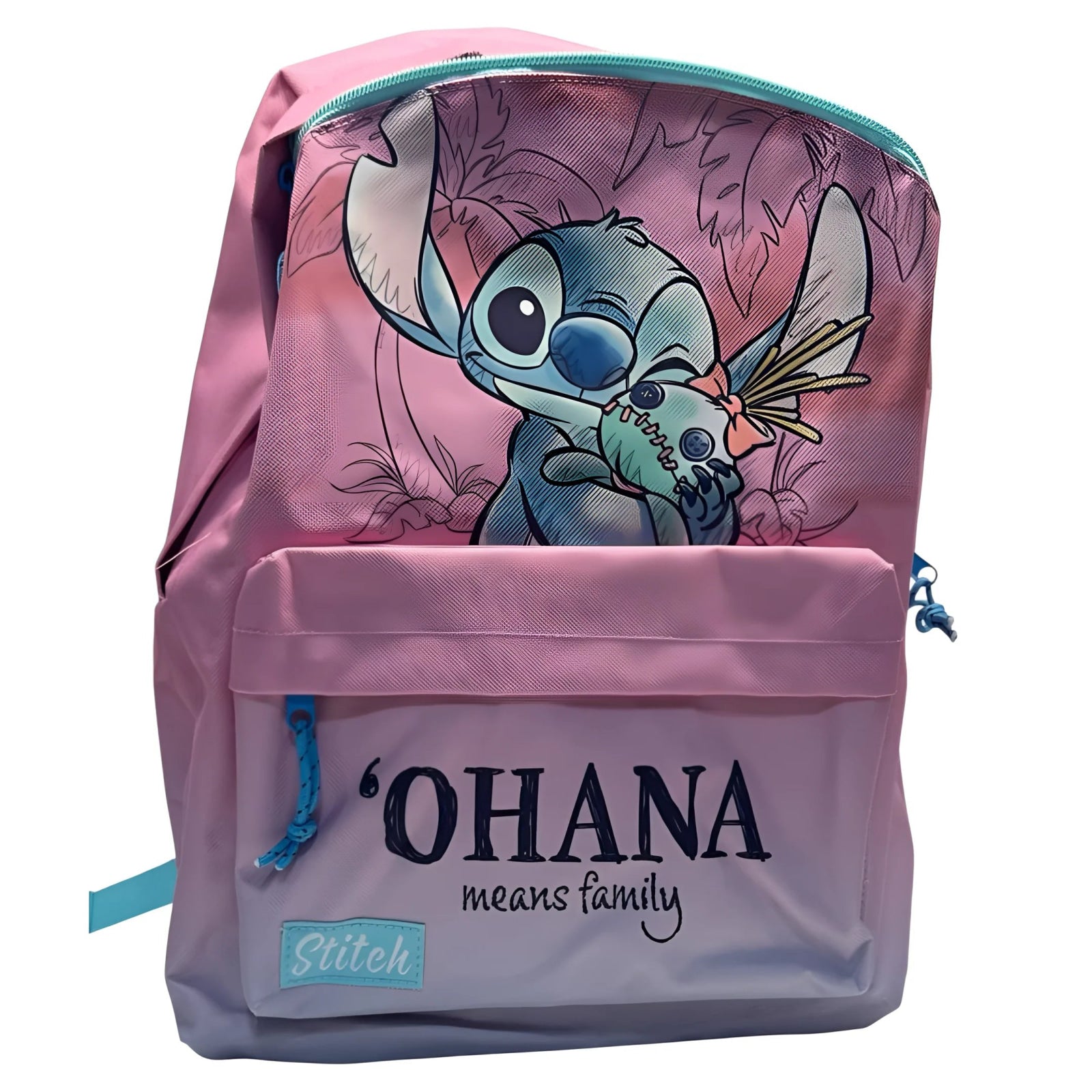 Mochila infantil Stitch Ohana 29cm