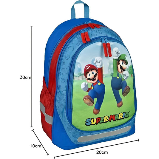 Mochila infantil de Super Mario para escuela y excursiones