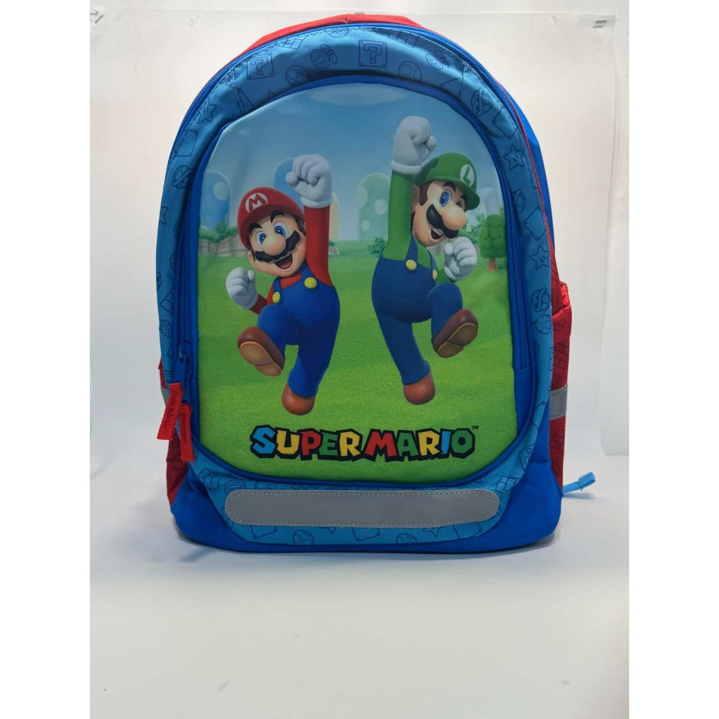 Mochila infantil Super Mario colorida para escuela