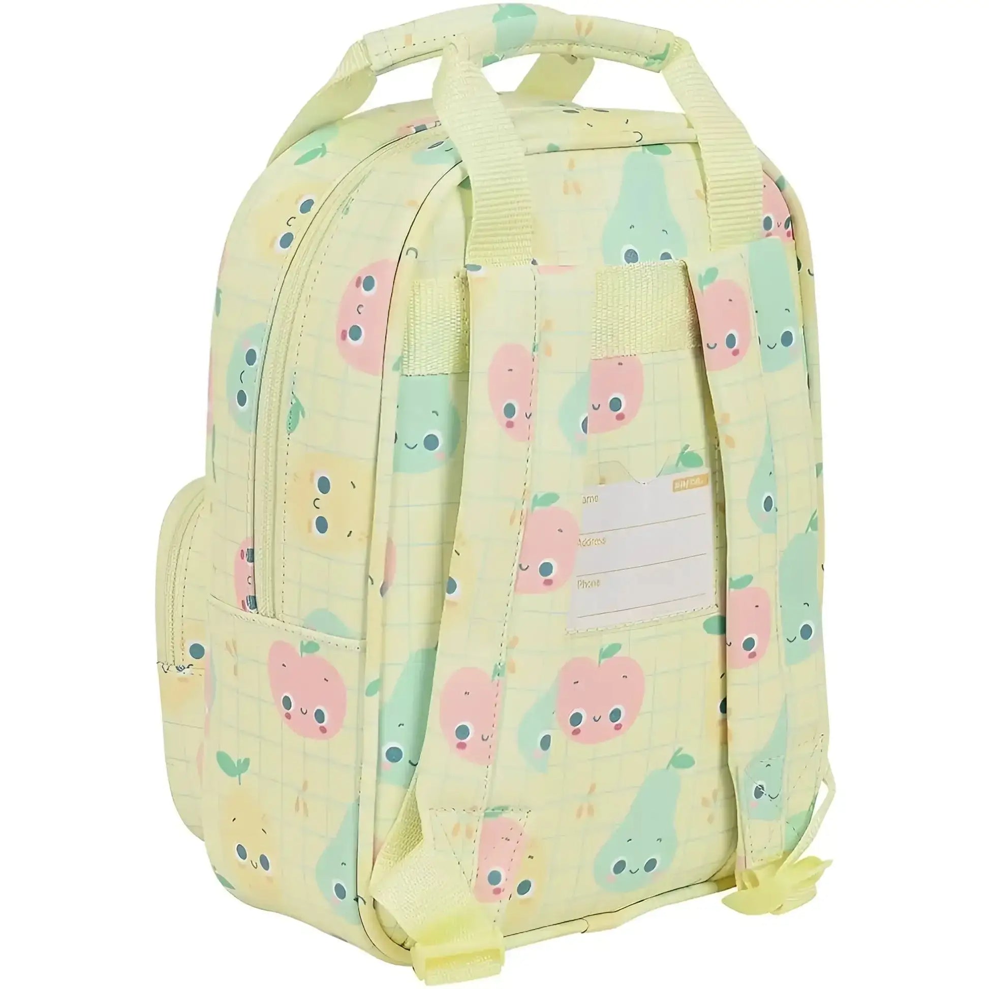 Mochila infantil TUTIFRUTI con asas y adaptable a carro 28x20x8CM