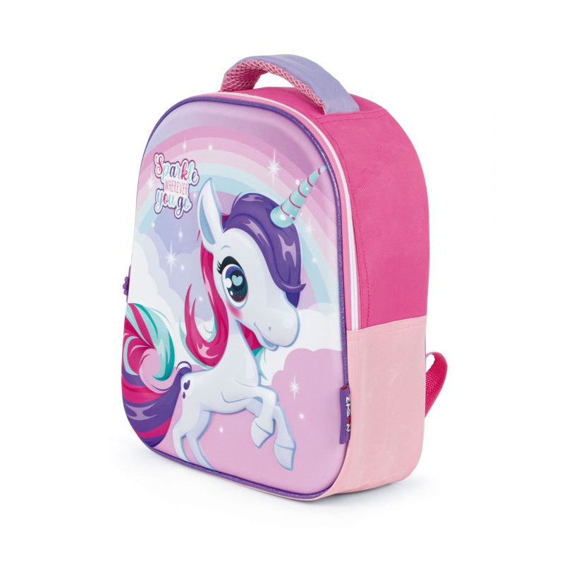 Mochila infantil Unicornio 3D 26x32x10cm
