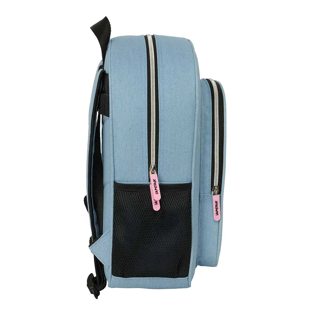 Mochila junior adaptable a carro K-POP Demon Hunters - Huntrix azul 32x12x38cm