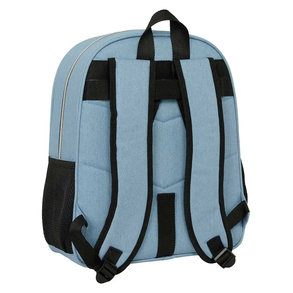 Mochila junior adaptable a carro K-POP Demon Hunters - Huntrix azul 32x12x38cm