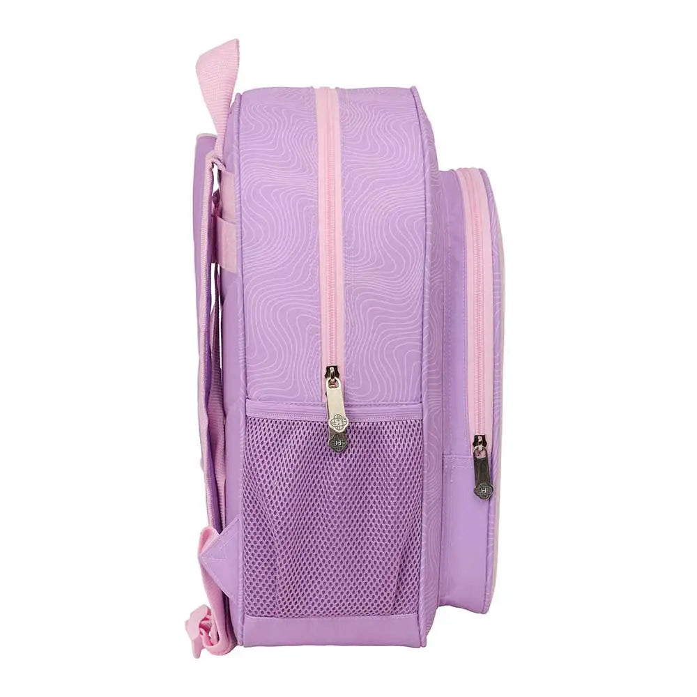 Mochila junior adaptable a carro K-POP Demon Hunters - Huntrix ’Iconic’ lila 32x12x38cm