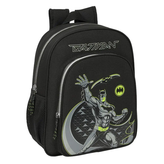Mochila junior infantil escolar BATMAN game over adaptable a carro 32x12x38cm