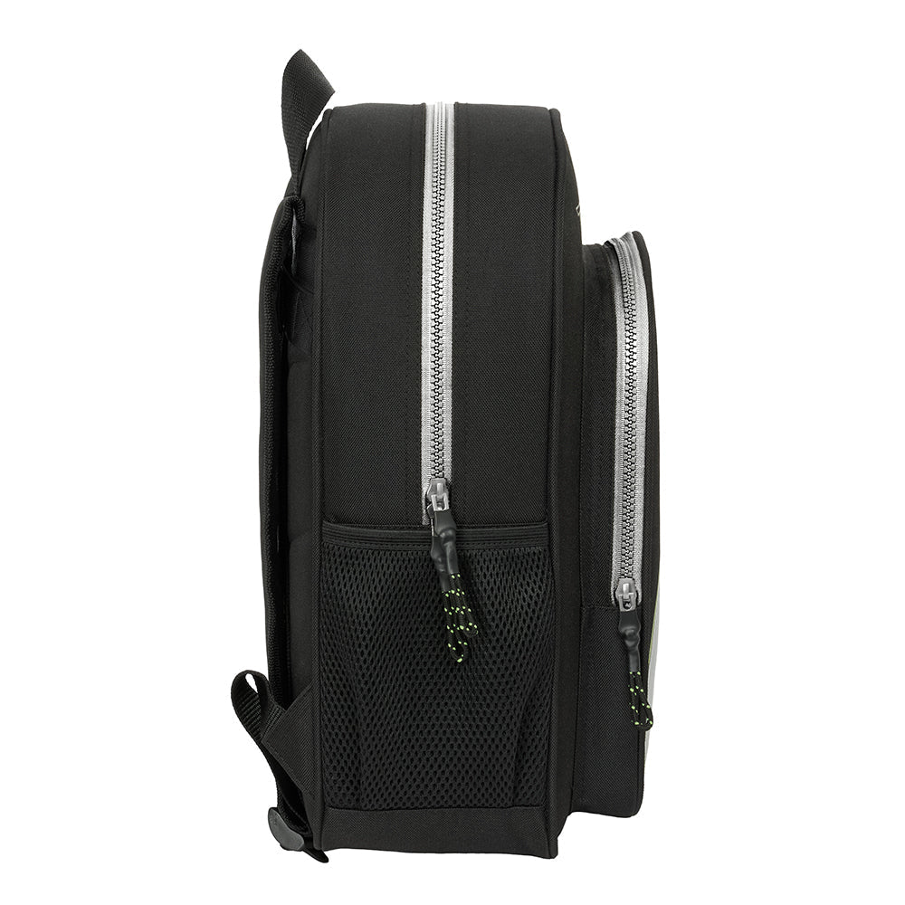 Mochila junior infantil escolar BATMAN game over adaptable a carro 32x12x38cm