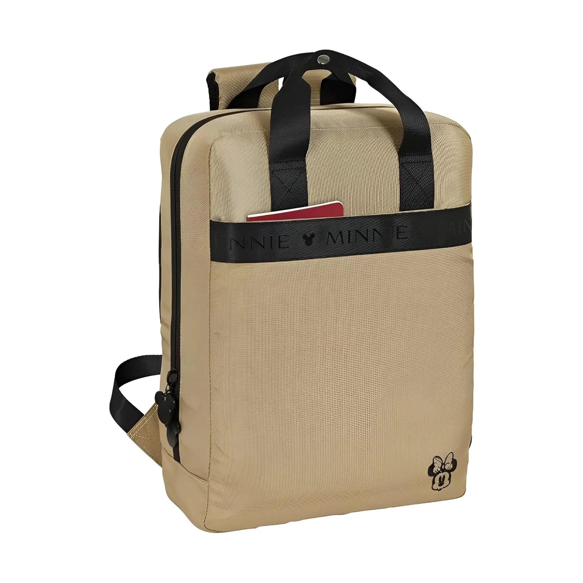 Mochila Minnie Mouse para Portátil 13.3 pulgadas con USB Adaptable a Maleta 29x11x39 cm 12.45L