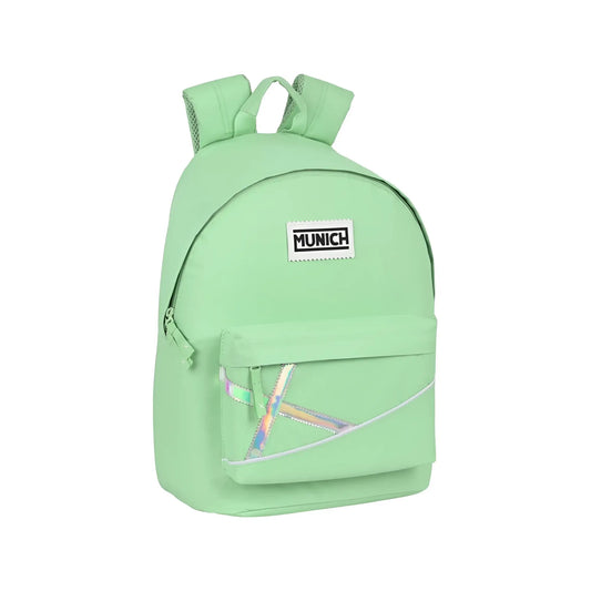 Mochila MUNICH verde portátil de 14,1’’ perfecta para adolescentes 2