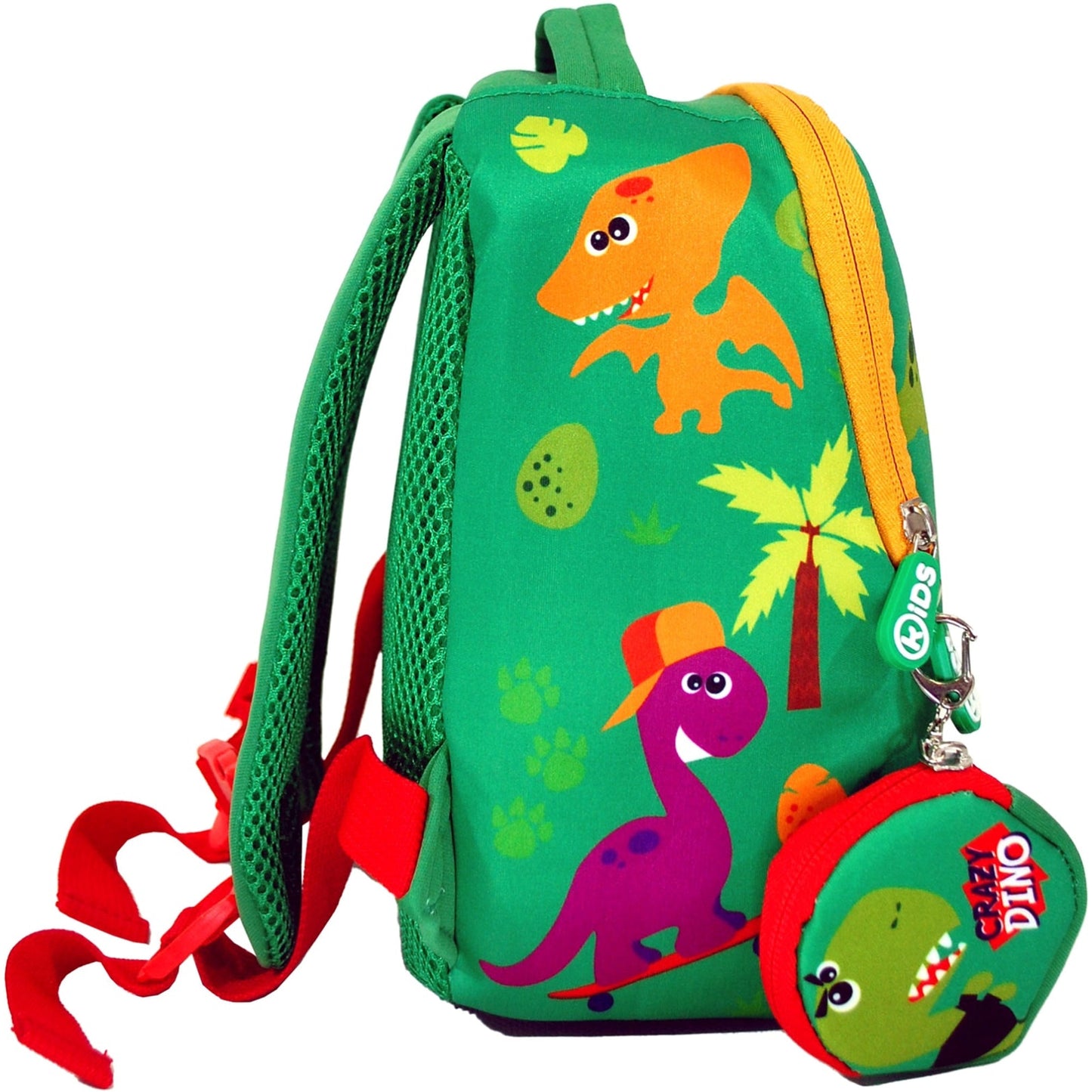 Mochila Neopreno 25cm Crazy Dino - infantil