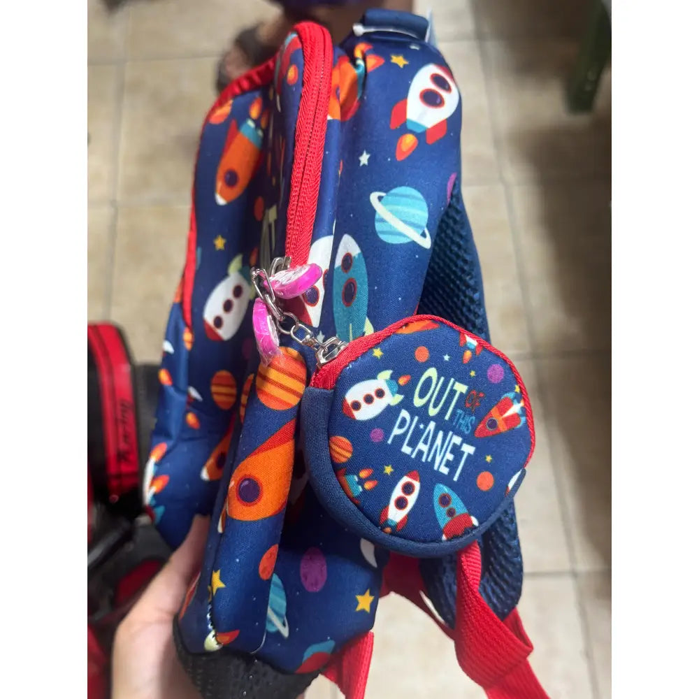 Mochila Neopreno 25cm Out Planet infantil