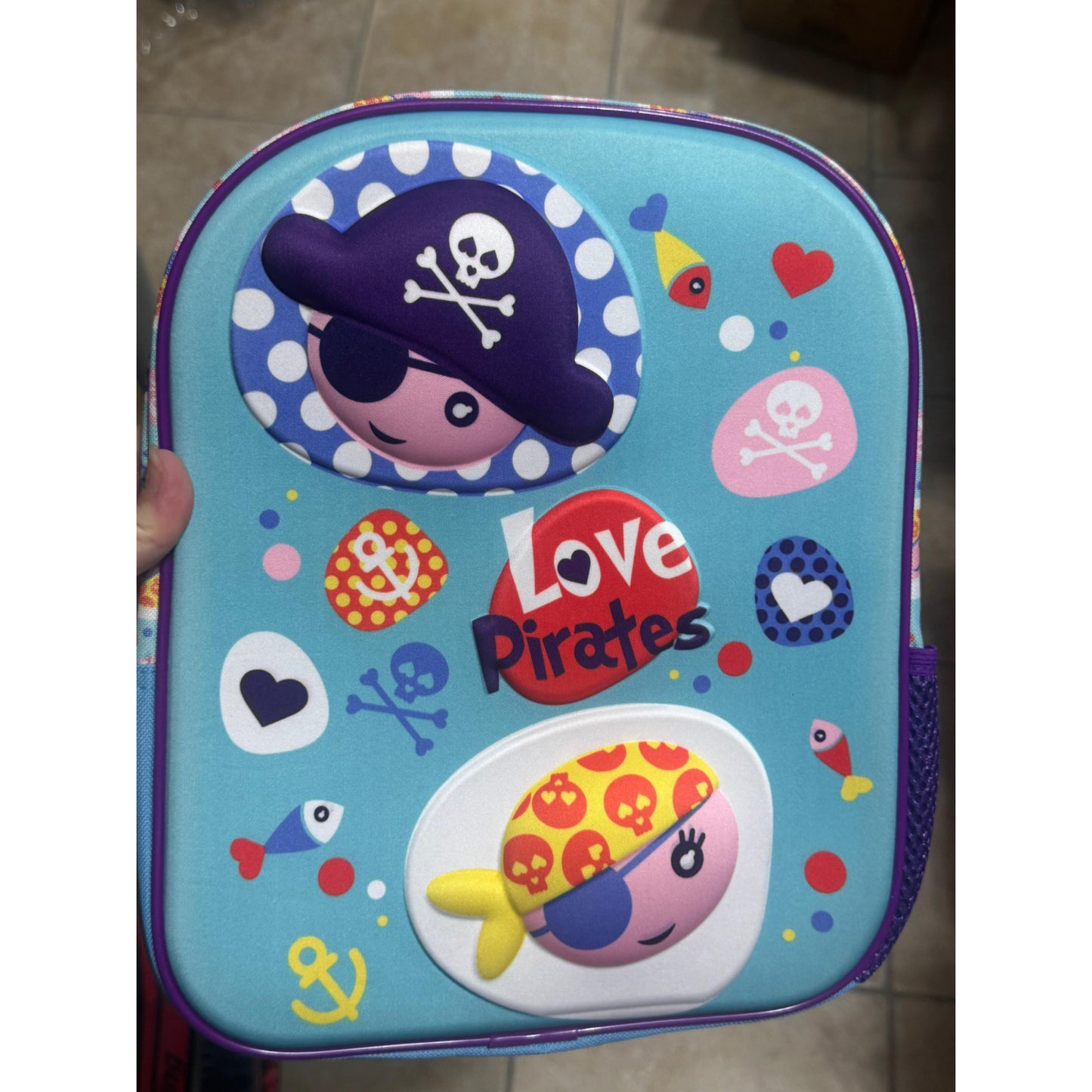 Mochila Neopreno 25cm Pirates - infantil